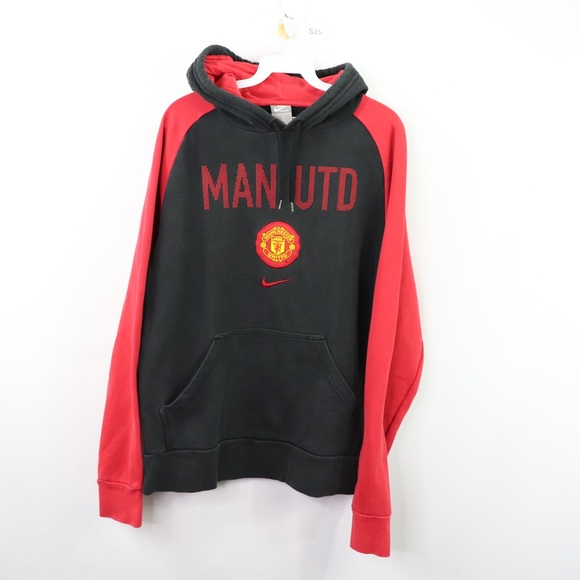Nike Shirts Nike Mens Medium Manchester United Hoodie Black Poshmark